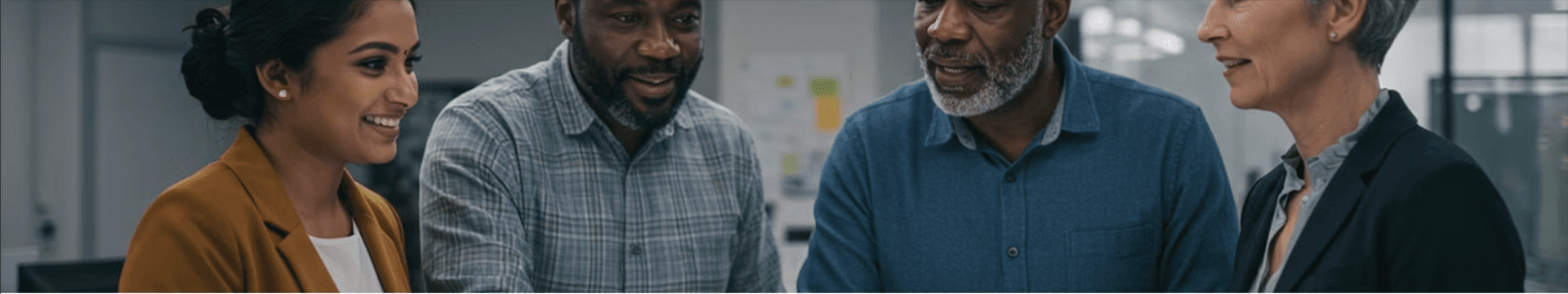 four people plans their missions