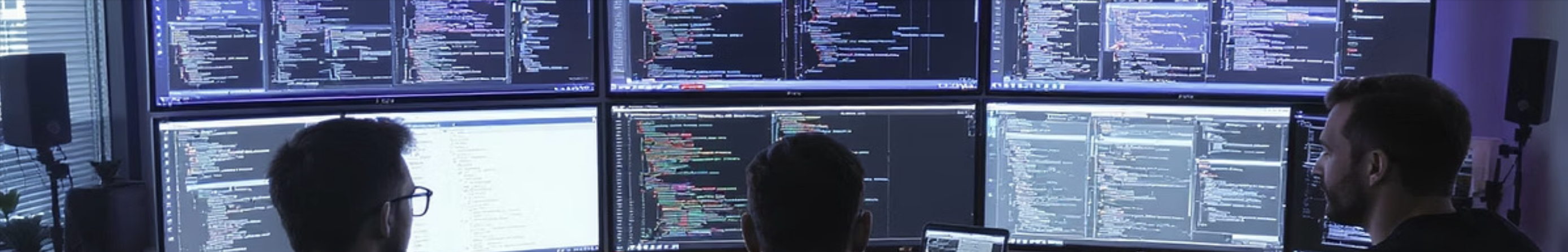 three people doing work Consulting team collaborating on solution enhancements